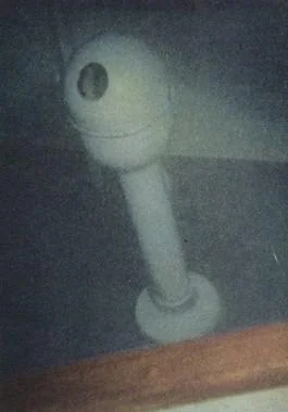 Binnacle of the Andrea Doria, photo taken just 28 hours after it sank