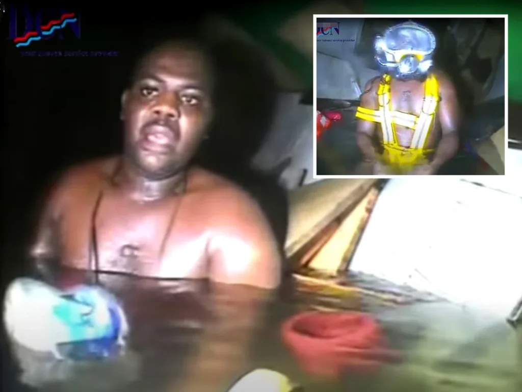 Harrison Okene spent 60 hours underwater in darkness after his boat capsized 20 miles off the coast of Nigeria and sank to the bottom of the ocean. He was discovered alive by divers who were sent to recover dead bodies